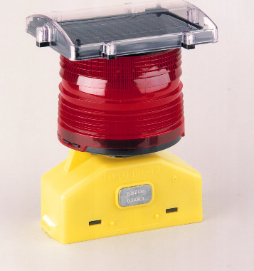Airport Solar Red Dome Light
